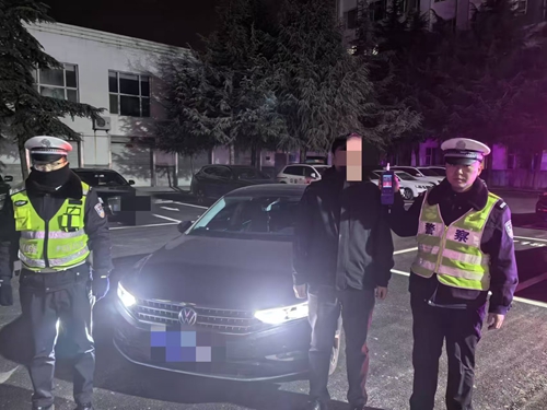 长治市襄垣交警查获一起饮酒后驾驶机动车人员