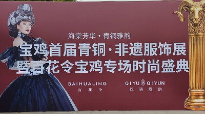 海棠芳华绽陈仓    青铜雅韵映风华    